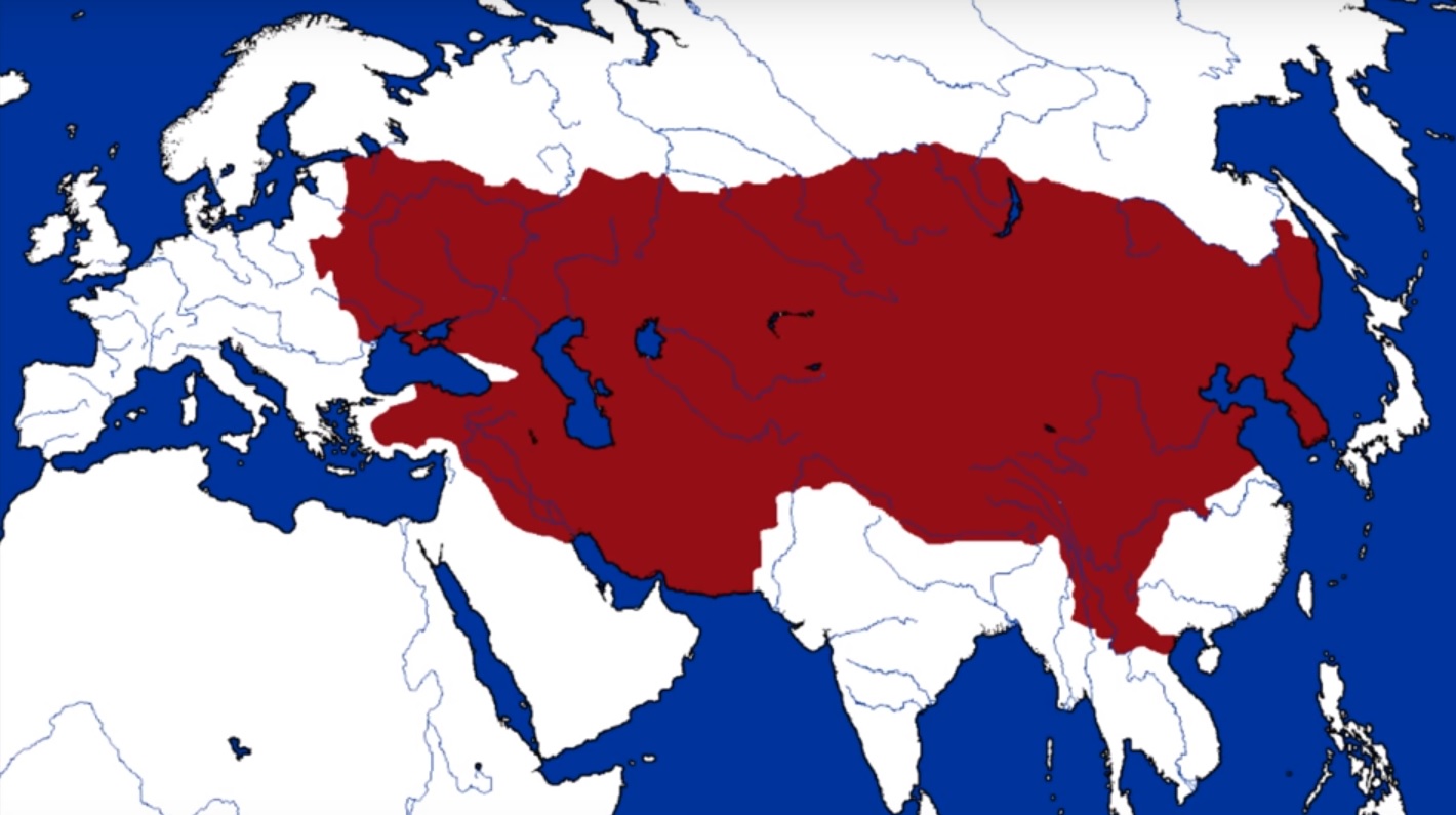 kublai khan empire map